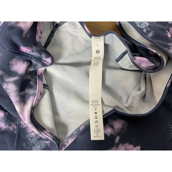 Lululemon Align Tee Nulu Slim Fit Cropped Length Size 4 CZBM 10701 - Picture 5 of 7